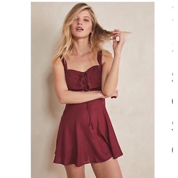 Free People Not A Chance Corset Dress - Picture 1 of 16